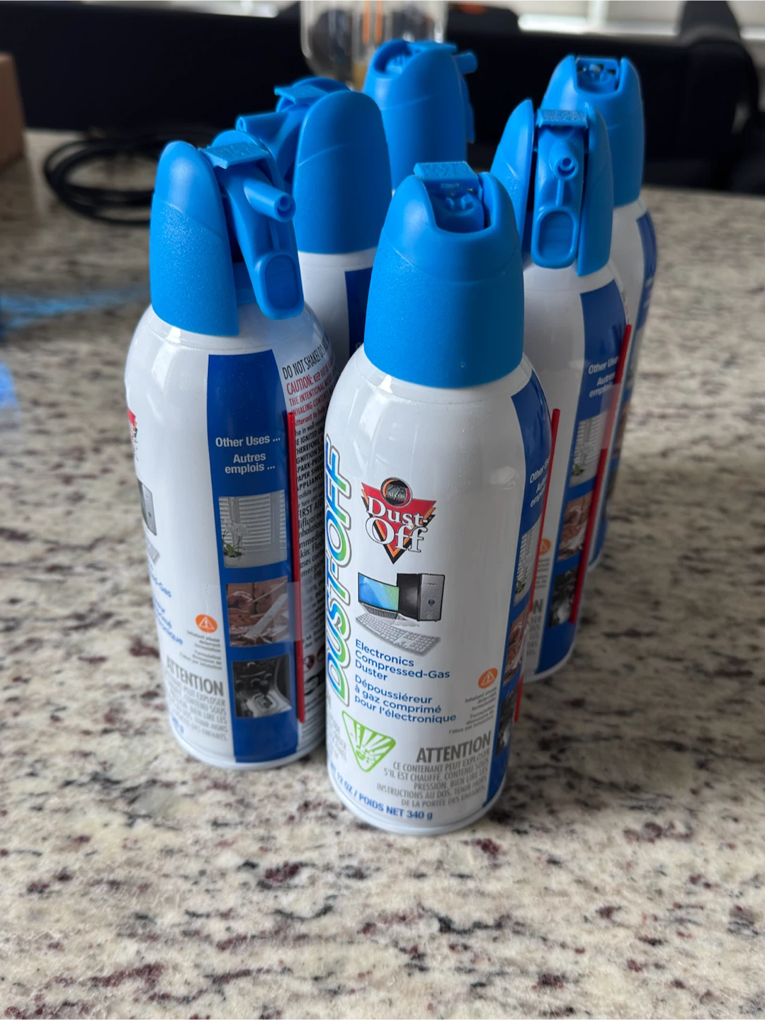 Compressed air for electronics