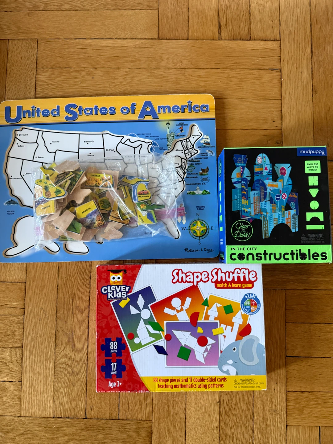 Free! Kids puzzles and building bundle