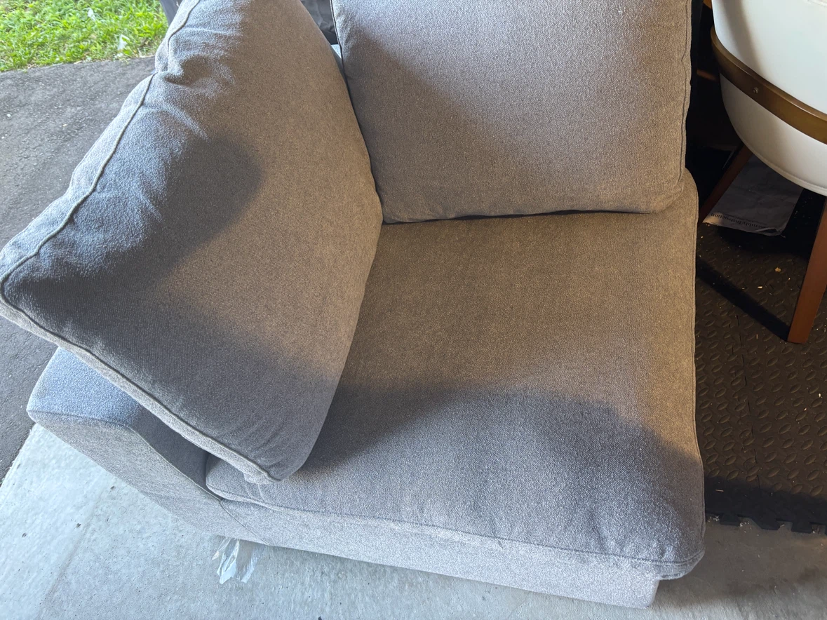 Grey Fabric corner Sofa