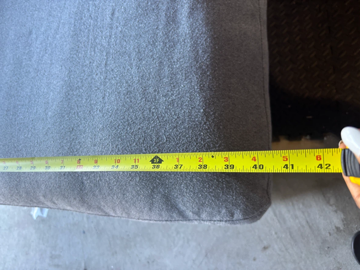 Grey Fabric corner Sofa - photo 2