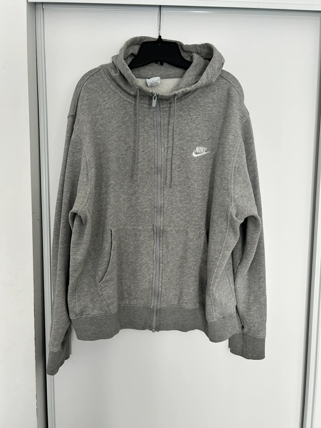 Nike Grey Full Zip Hoodie