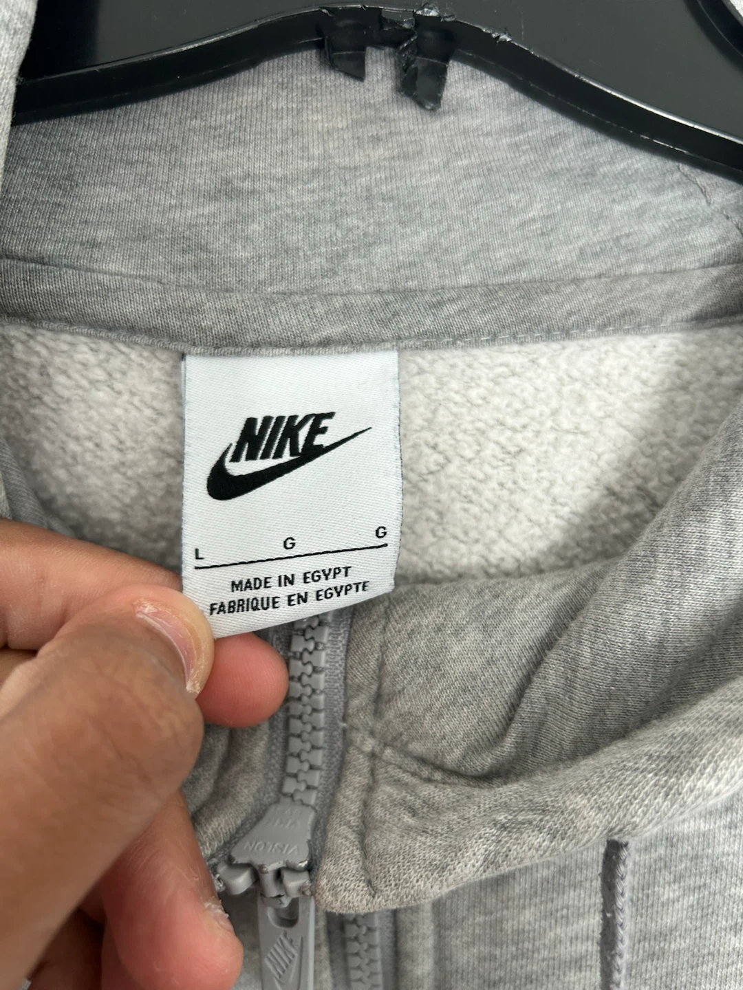 Nike Grey Full Zip Hoodie - photo 3