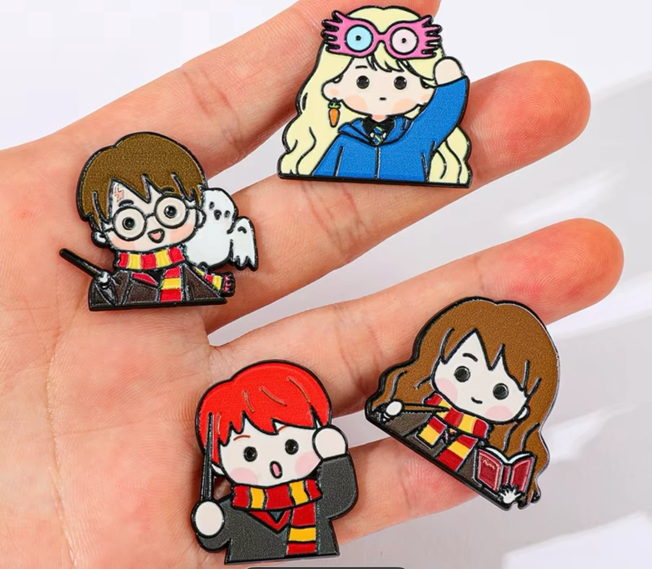 10pc Harry Potter Chibi Enamel Pin Set - photo 3