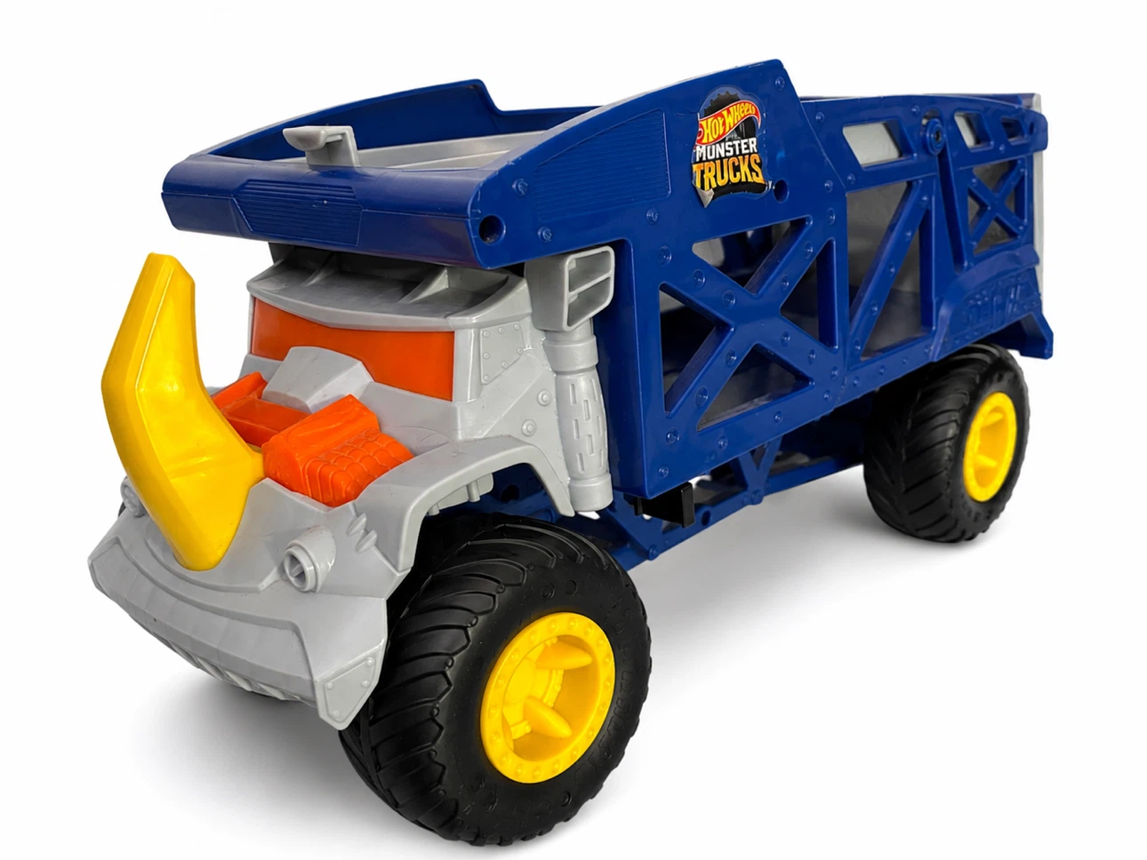 Hot Wheels Monster Trucks Rhino Hauler – Large Toy Truck