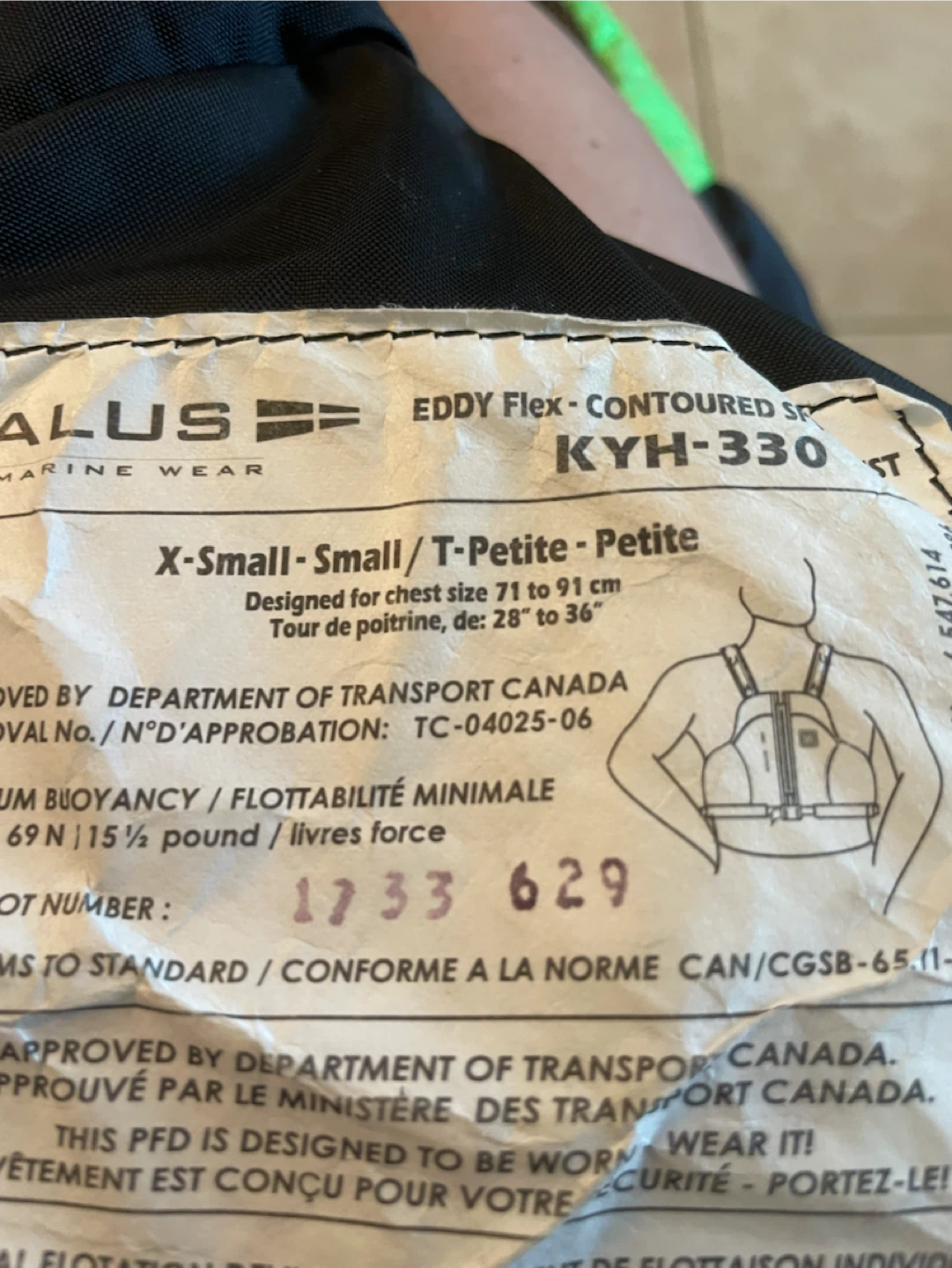 Salus Eddy Flex KYH-330 PFD Life Jacket X-Small/Small - photo 3