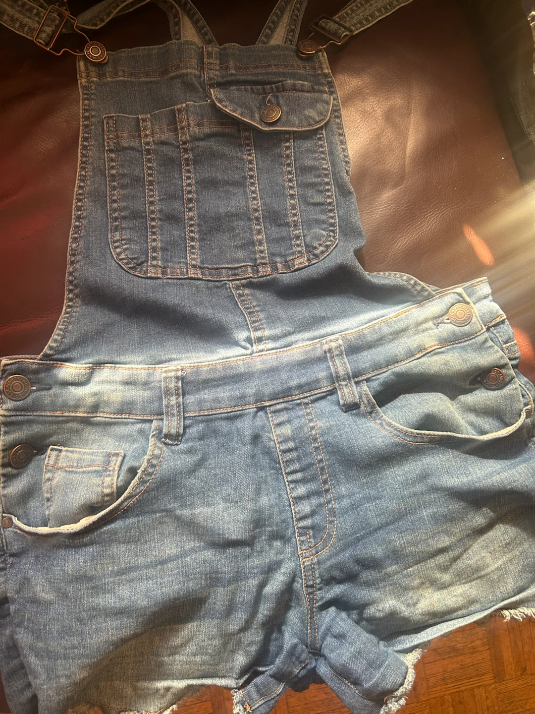 EIGHTYTWO Denim Short Overalls Size 9 - photo 2