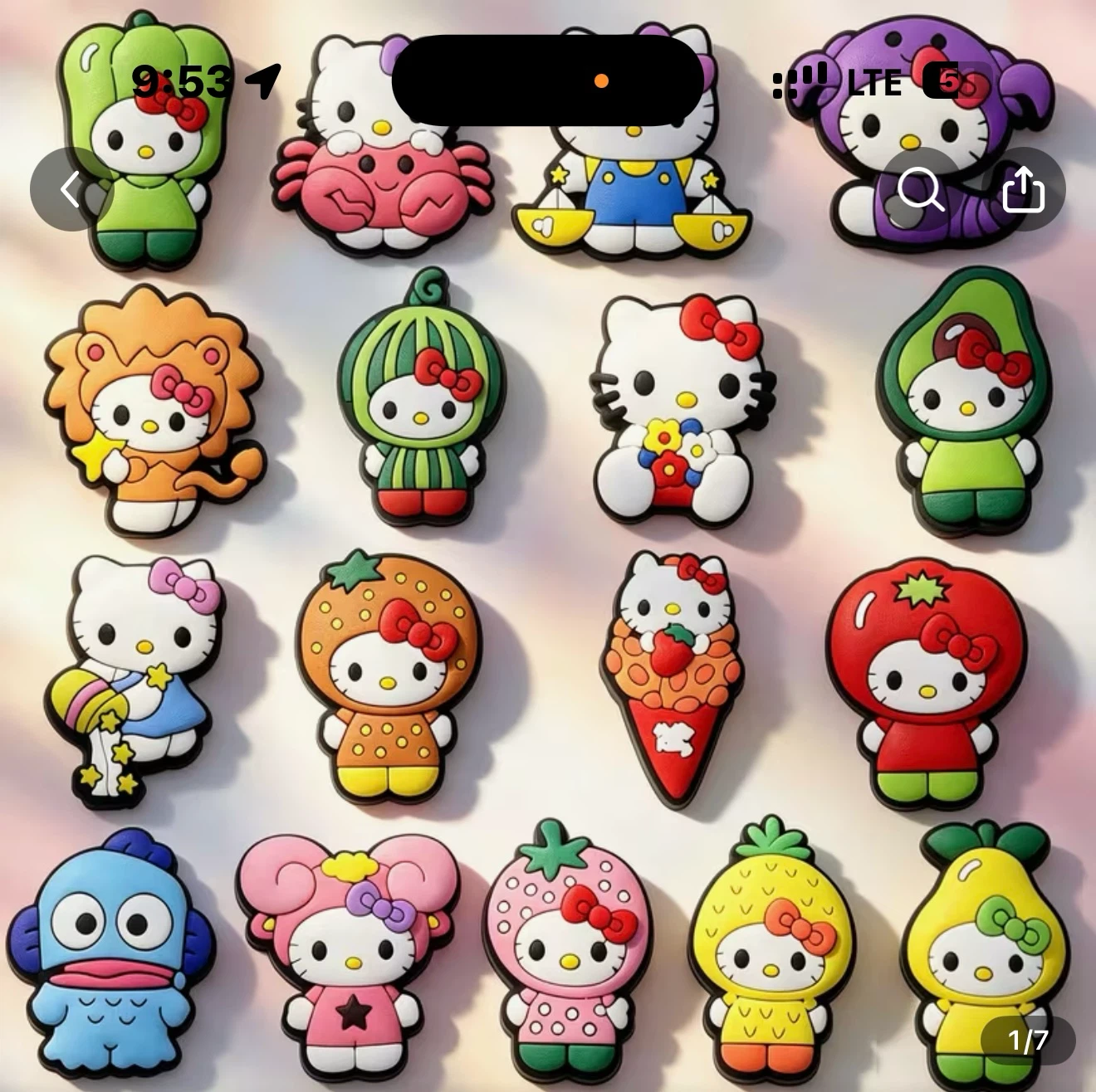 Hello Kitty Charms (Set of 16)