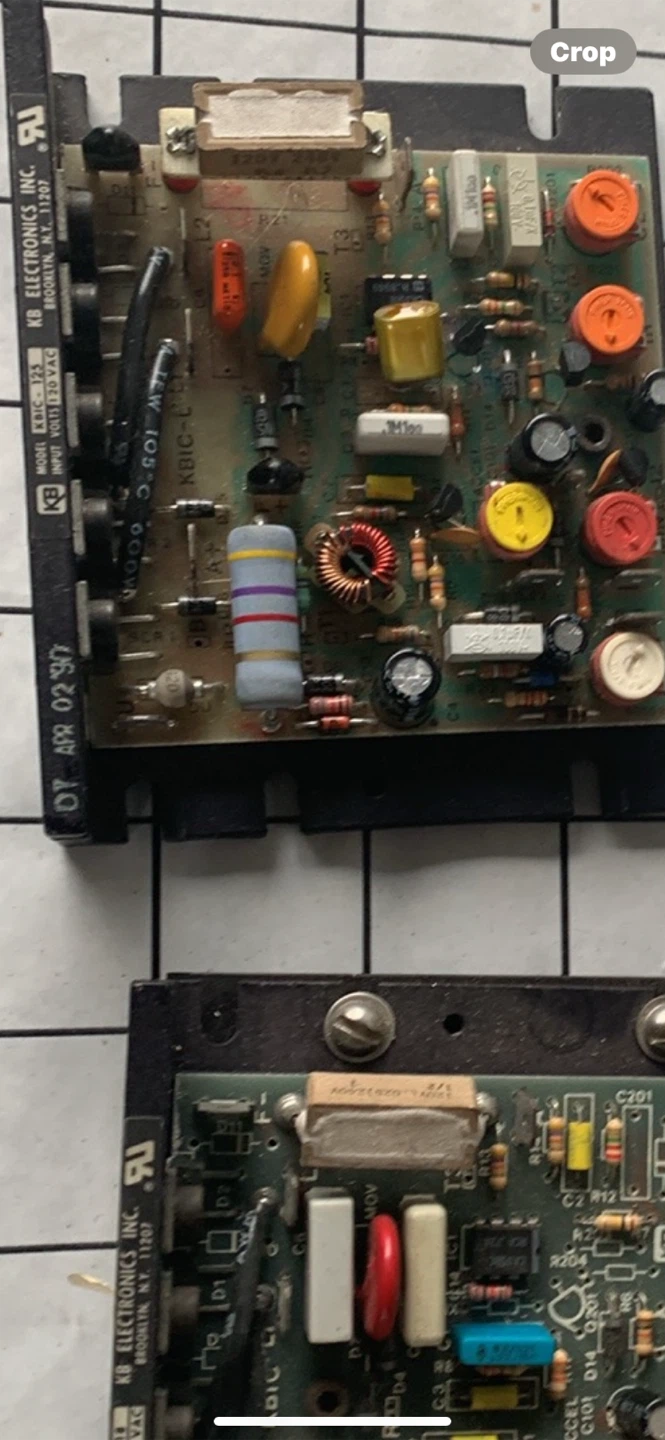 DC motor controller boards