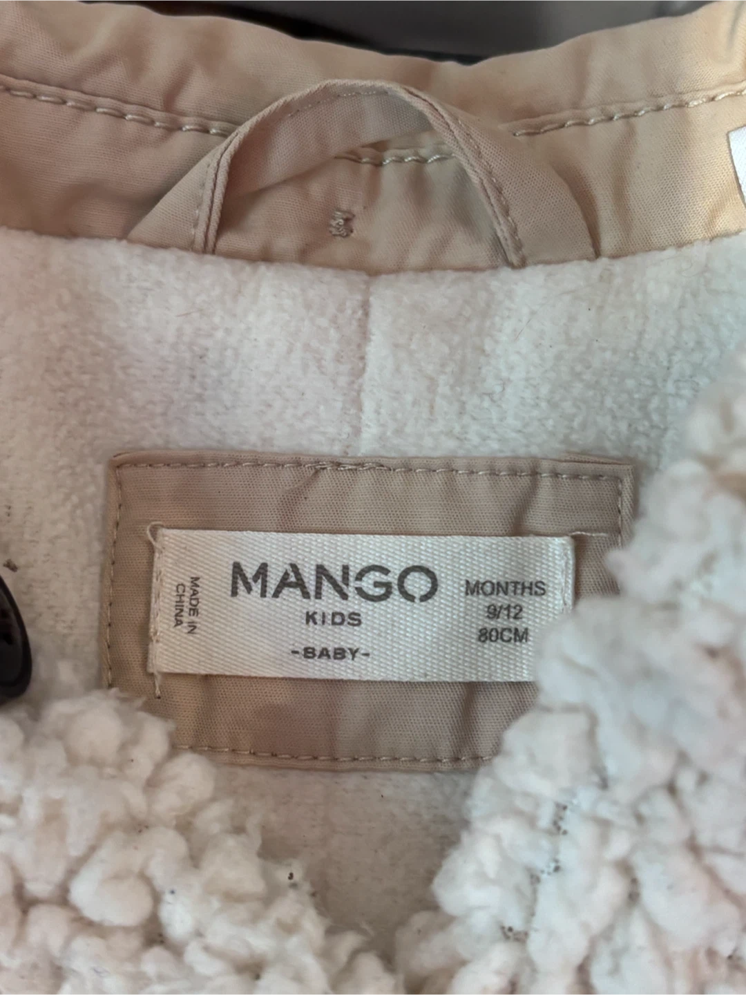 Mango Kids Baby Jacket 9/12 Months - photo 2