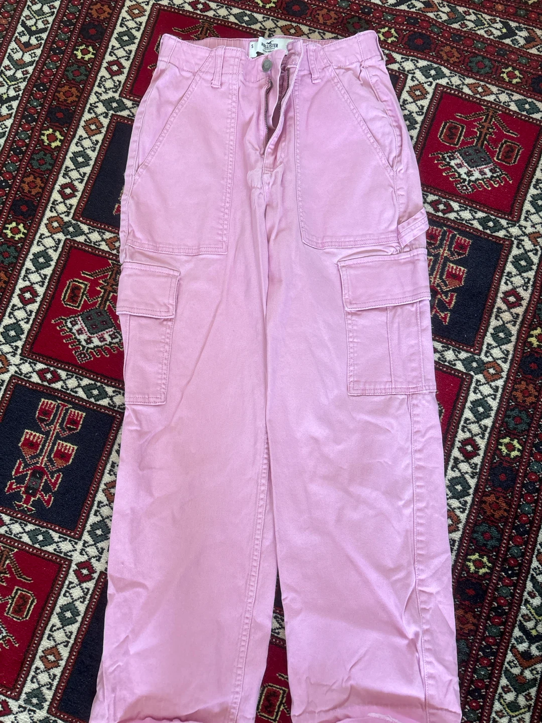 Hollister Pink Cargo Pants