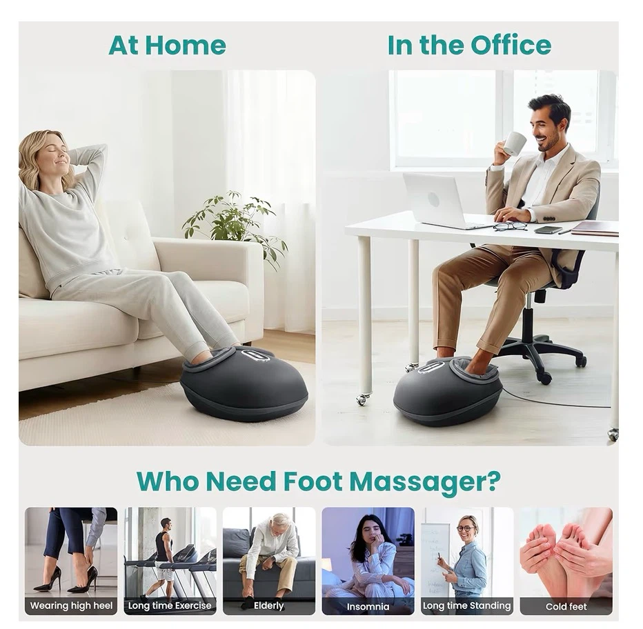 Nekteck Shiatsu Foot Massager Machine with Heat F11 - photo 5