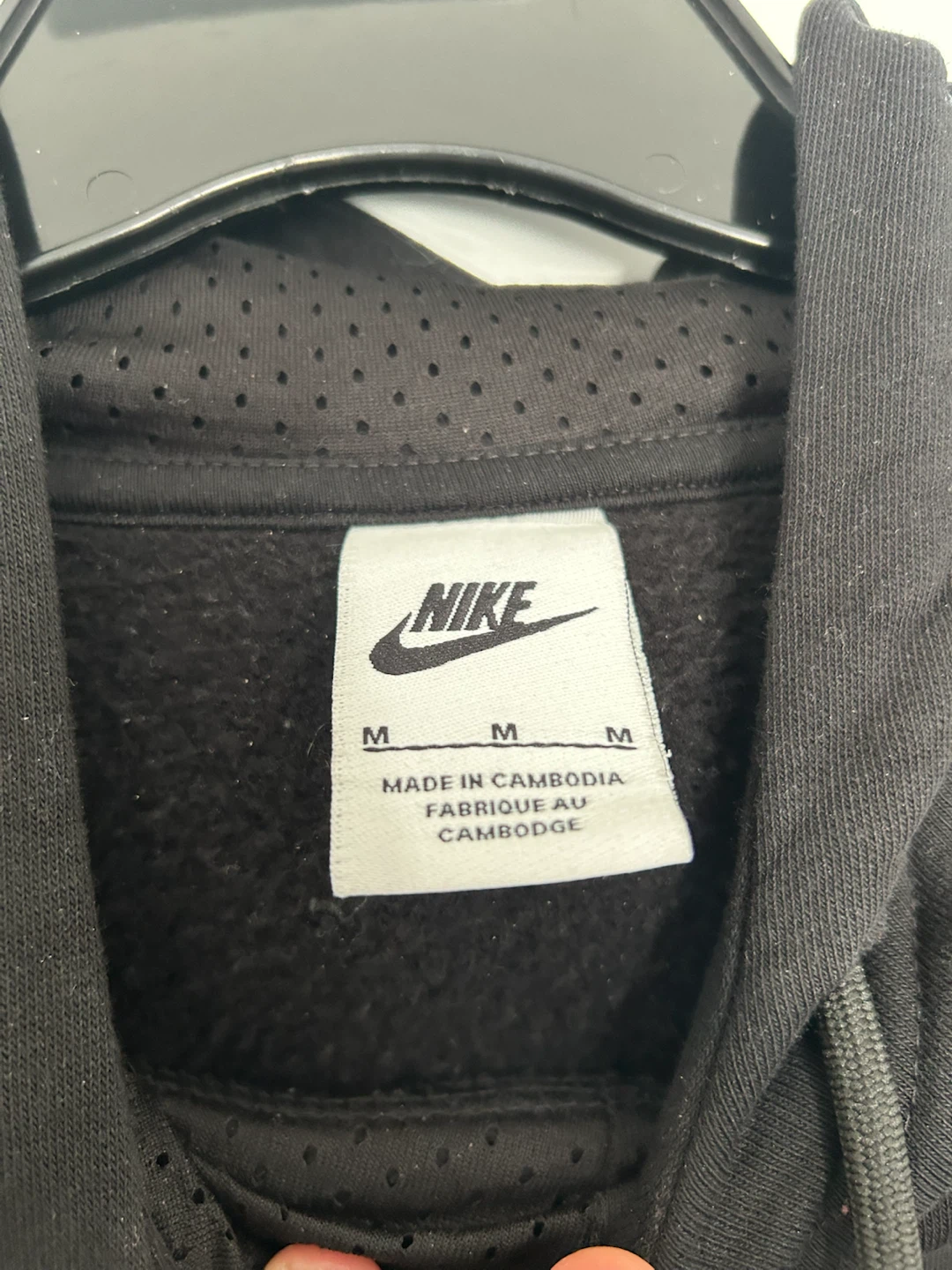 Black and Grey Nike hoodie - photo 4