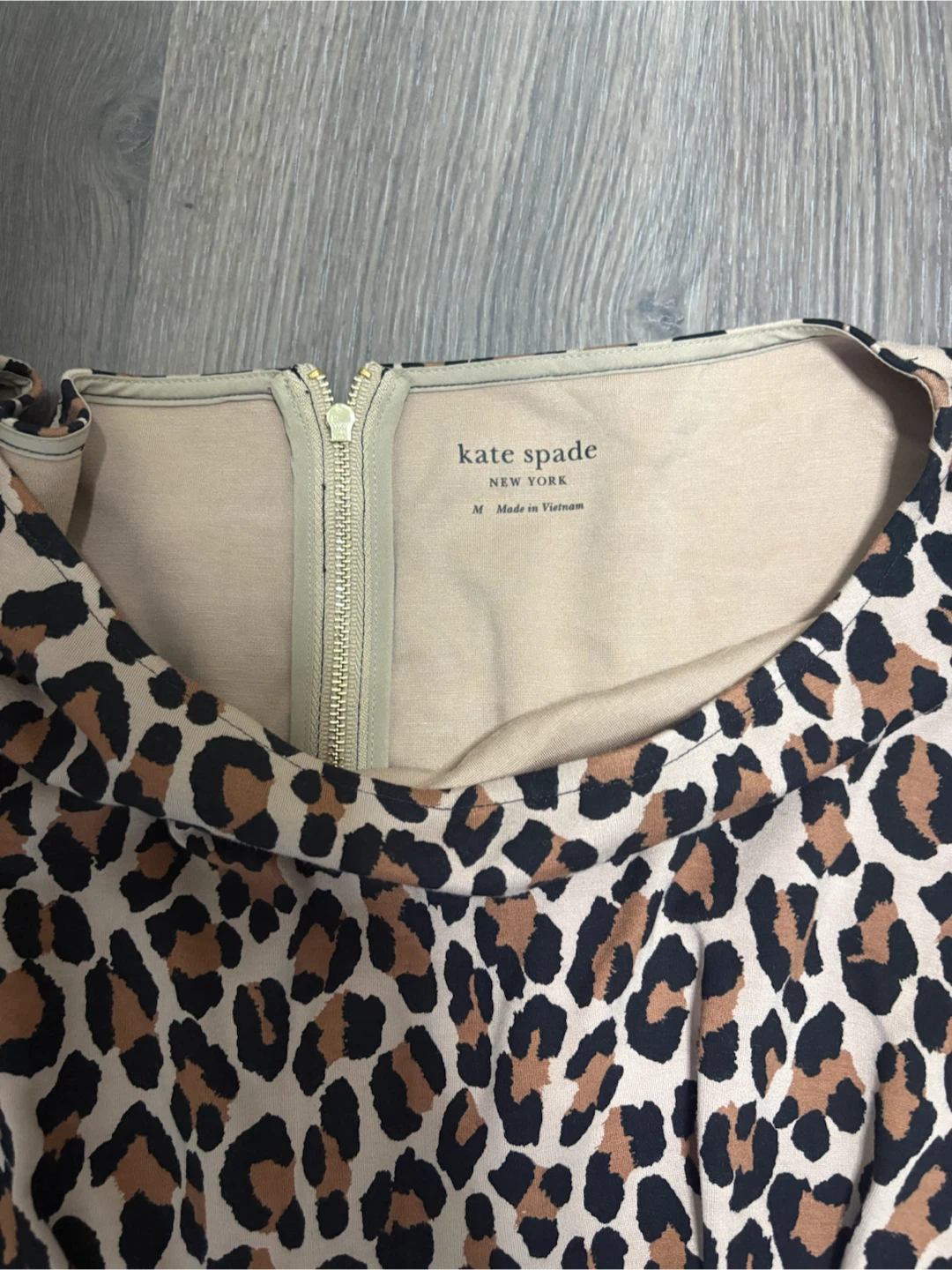 Kate Spade Leopard Print Dress Size M - photo 2