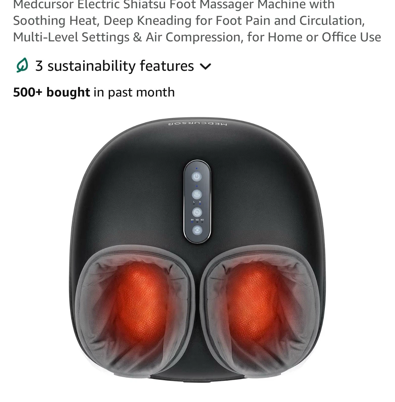 Medcursor Electric Shiatsu Foot Massager F12