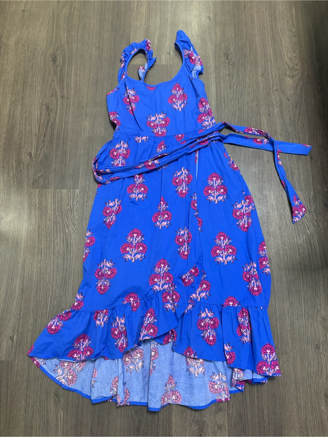 J. Crew Blue Floral Dress Size 10