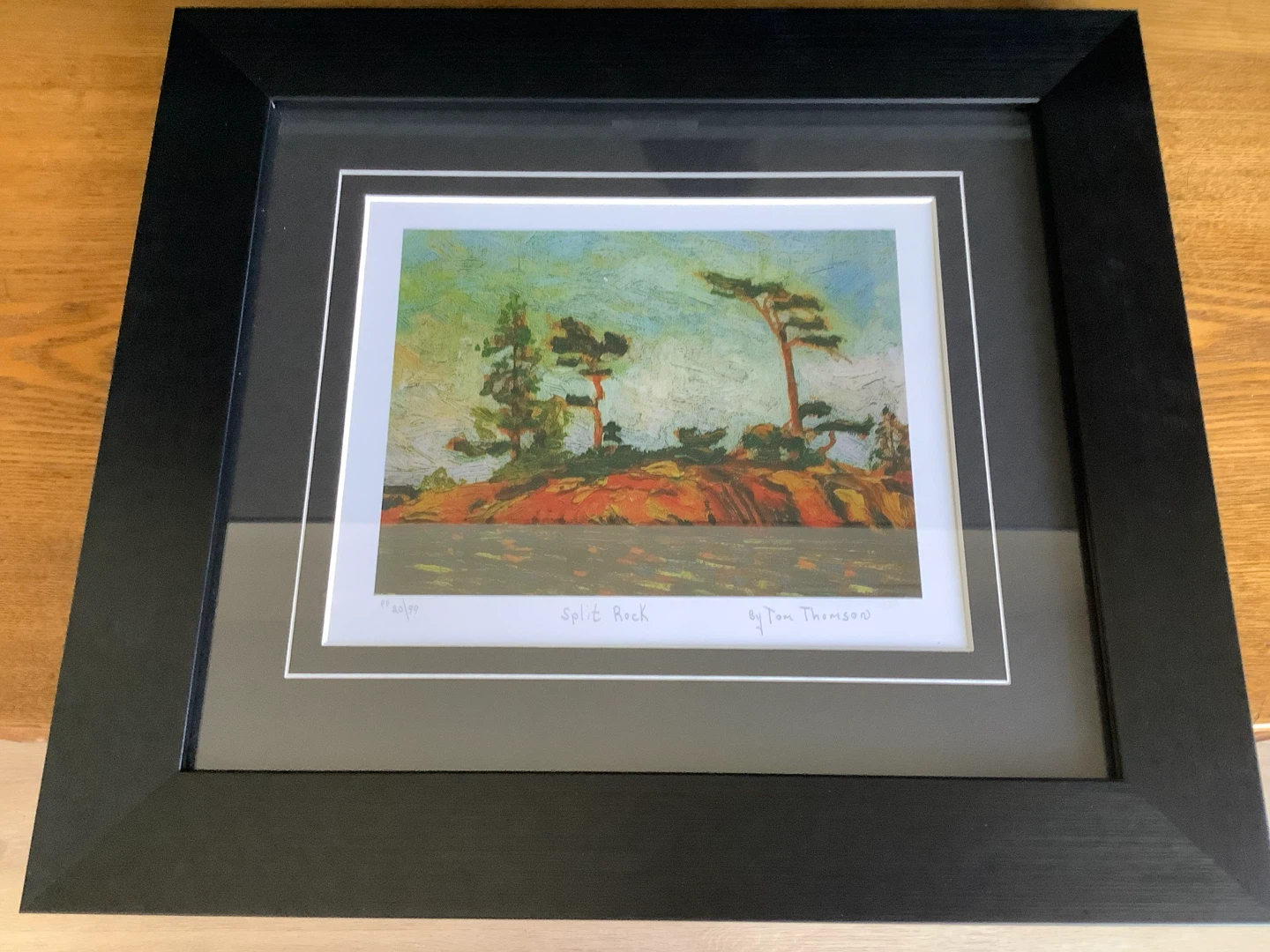 Tom Thomson’s Printer’s Proof Ltd Ed Print “Split Rock” 🐞