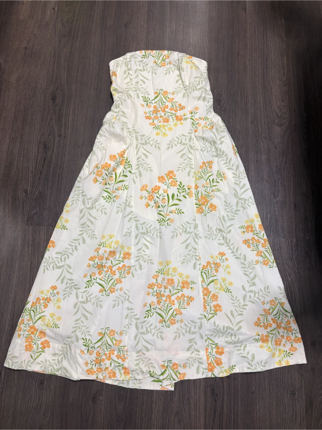 Band of the Free Floral Strapless Maxi Dress