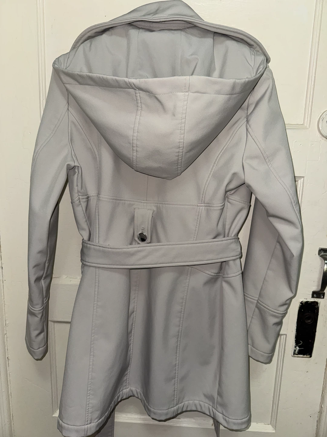 GUESS women’s double breasted pea coat | Light Gray | M - photo 5
