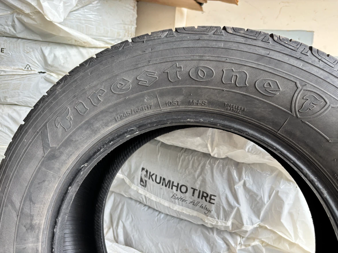 Firestone Destination P245/65R17 Tires - photo 4