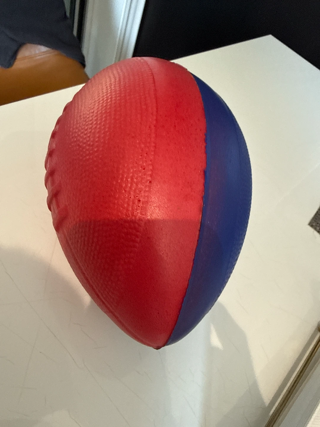 Red and Blue Football Toy - photo 2