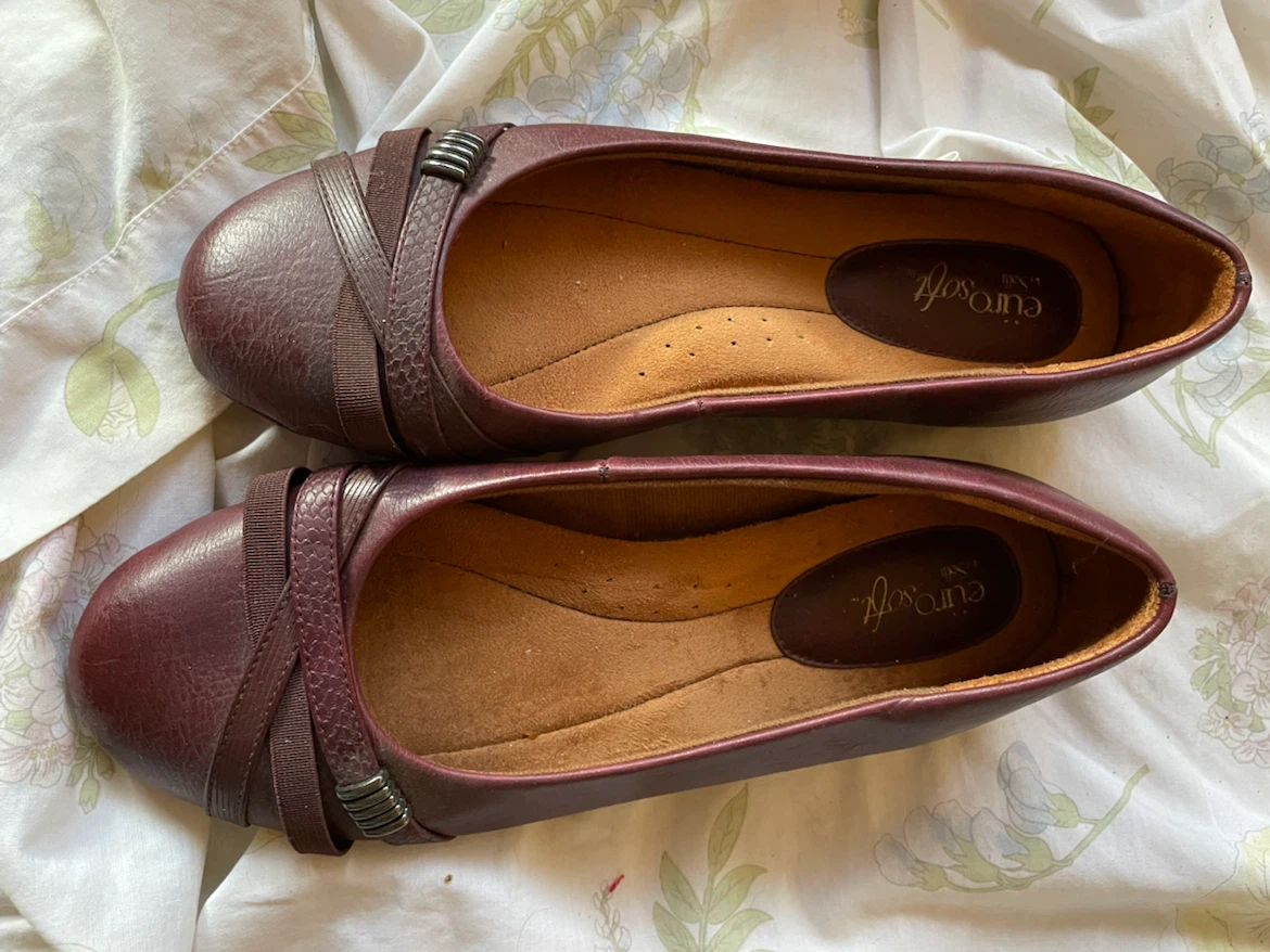 Eurosoft by Sofft Burgundy Ballet Flats