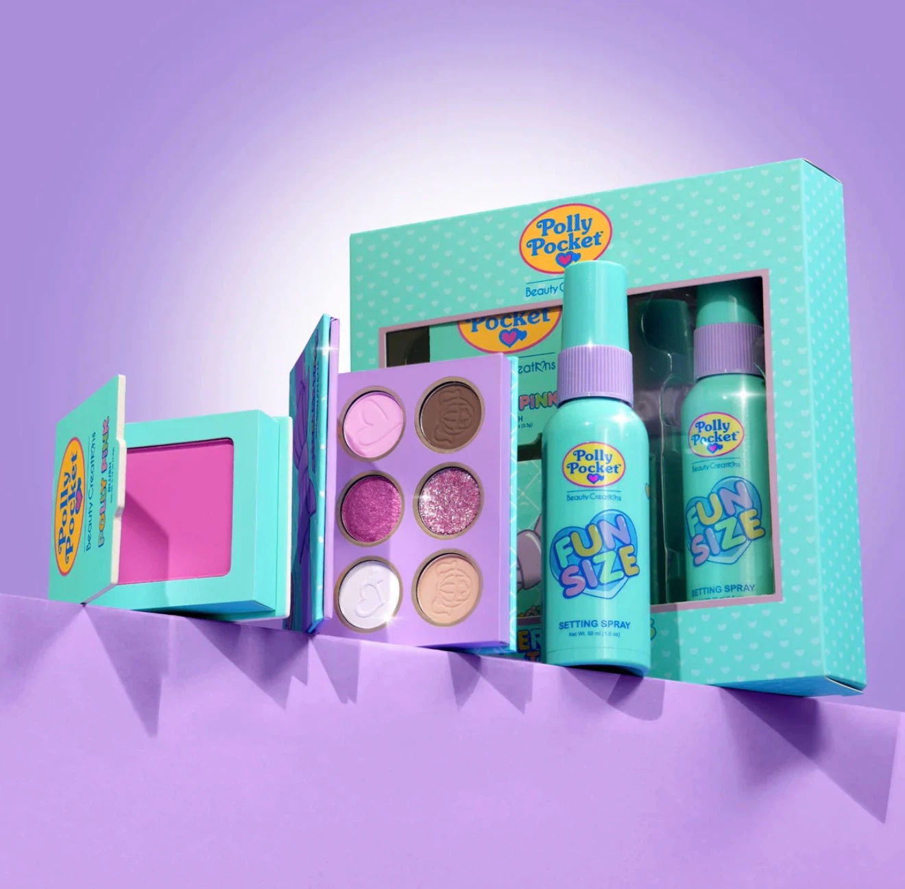 NEW BEAUTY CREATIONS POLLY POCKET HERE COMES THE FUN SET