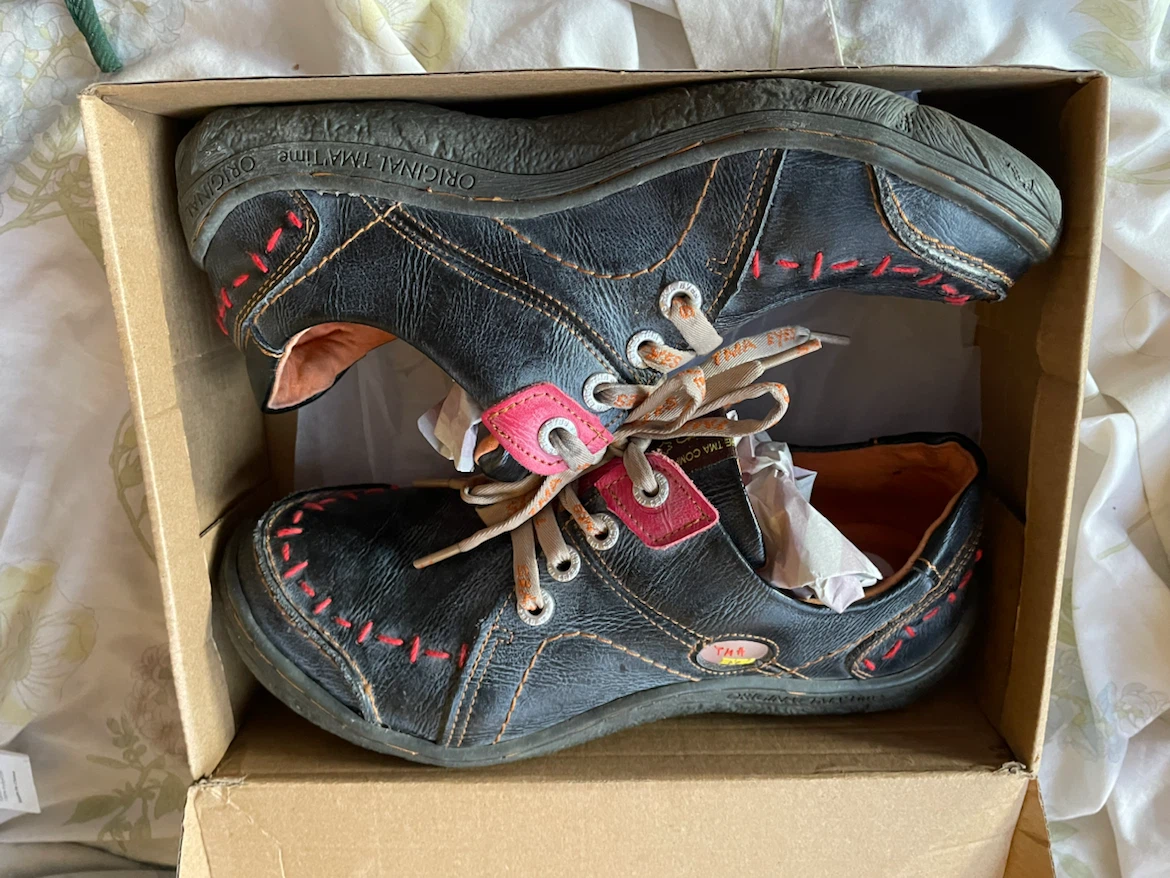 TMA Original Jeans Blue all Leather Shoes - photo 2