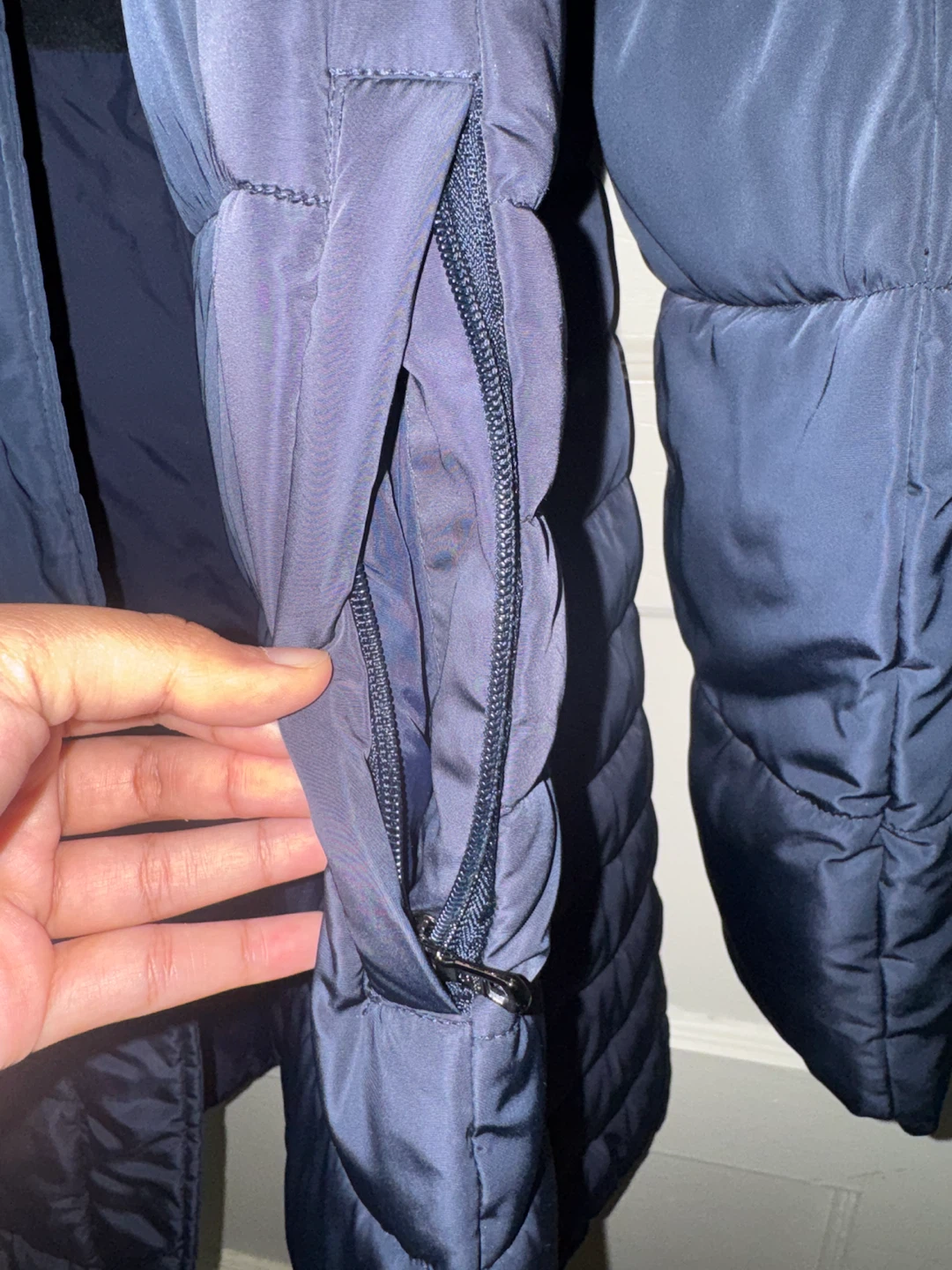 Spire Women's Navy Puffer Coat - photo 3