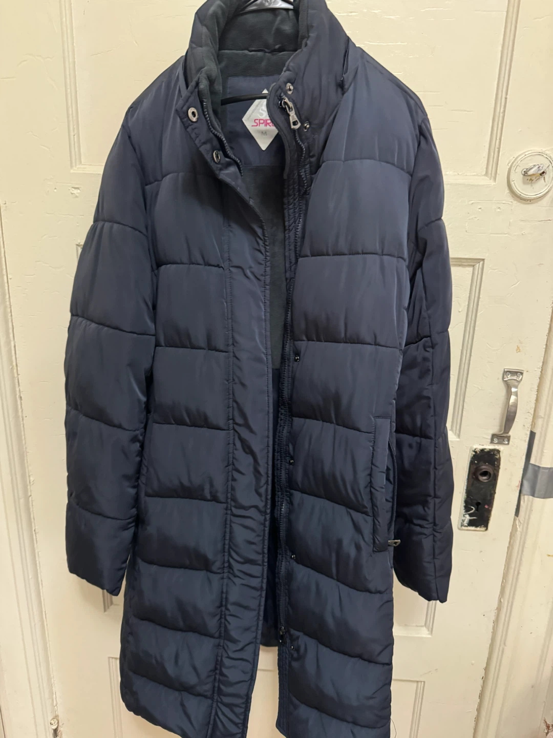 Spire Women's Navy Puffer Coat - photo 4