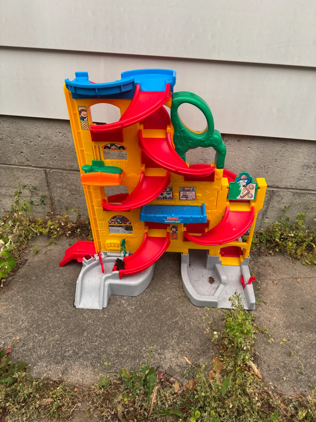 Fisher-Price Little People Play 'n Go Dump Truck Garage
