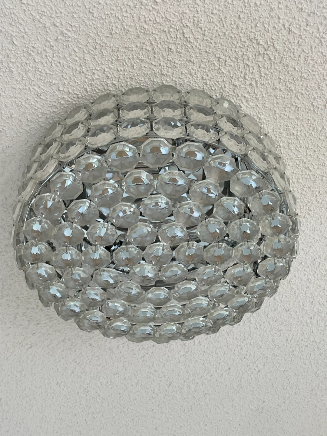 Crystal Flush Mount Ceiling Light