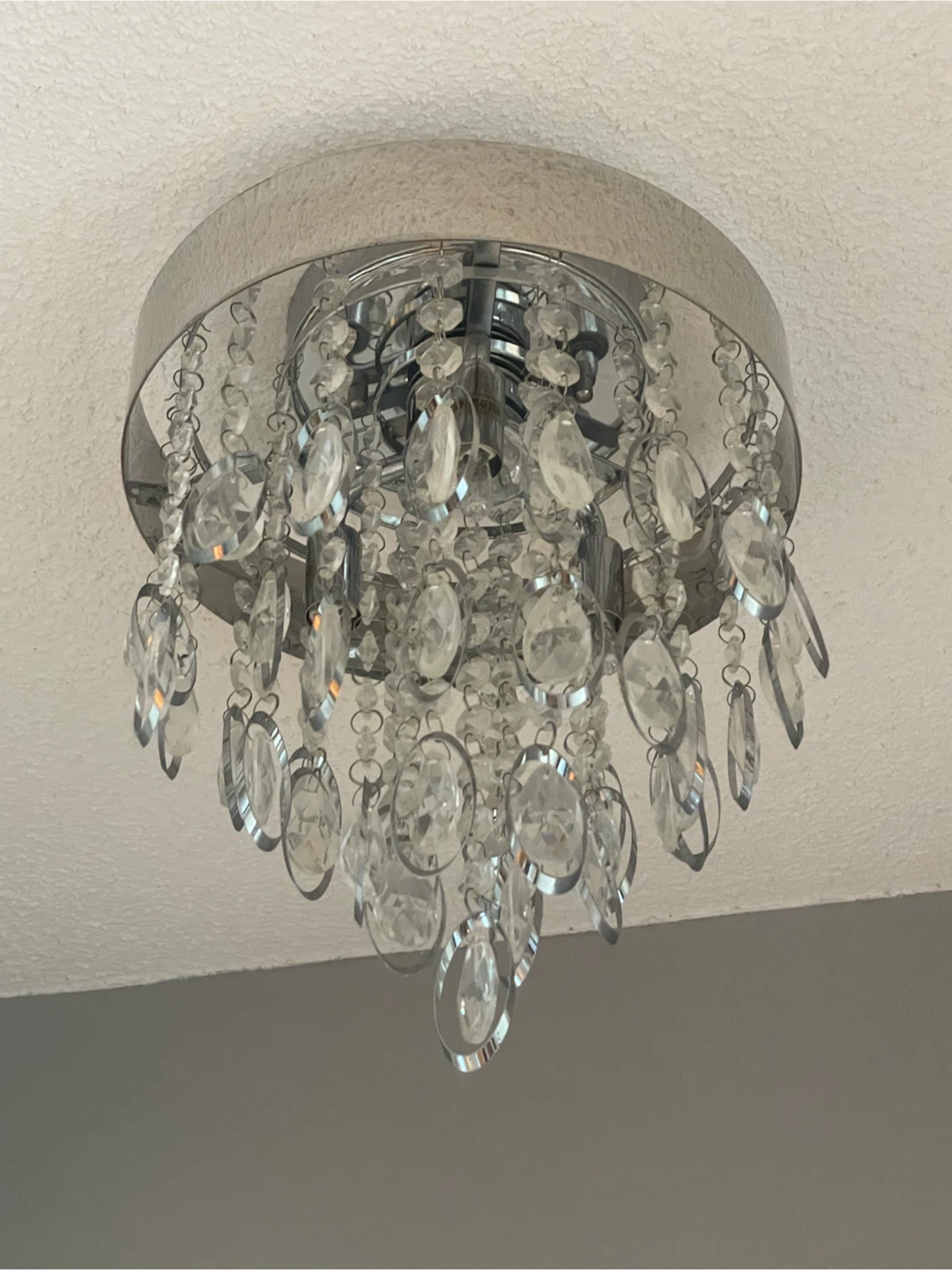 Crystal Flush Mount Ceiling Light