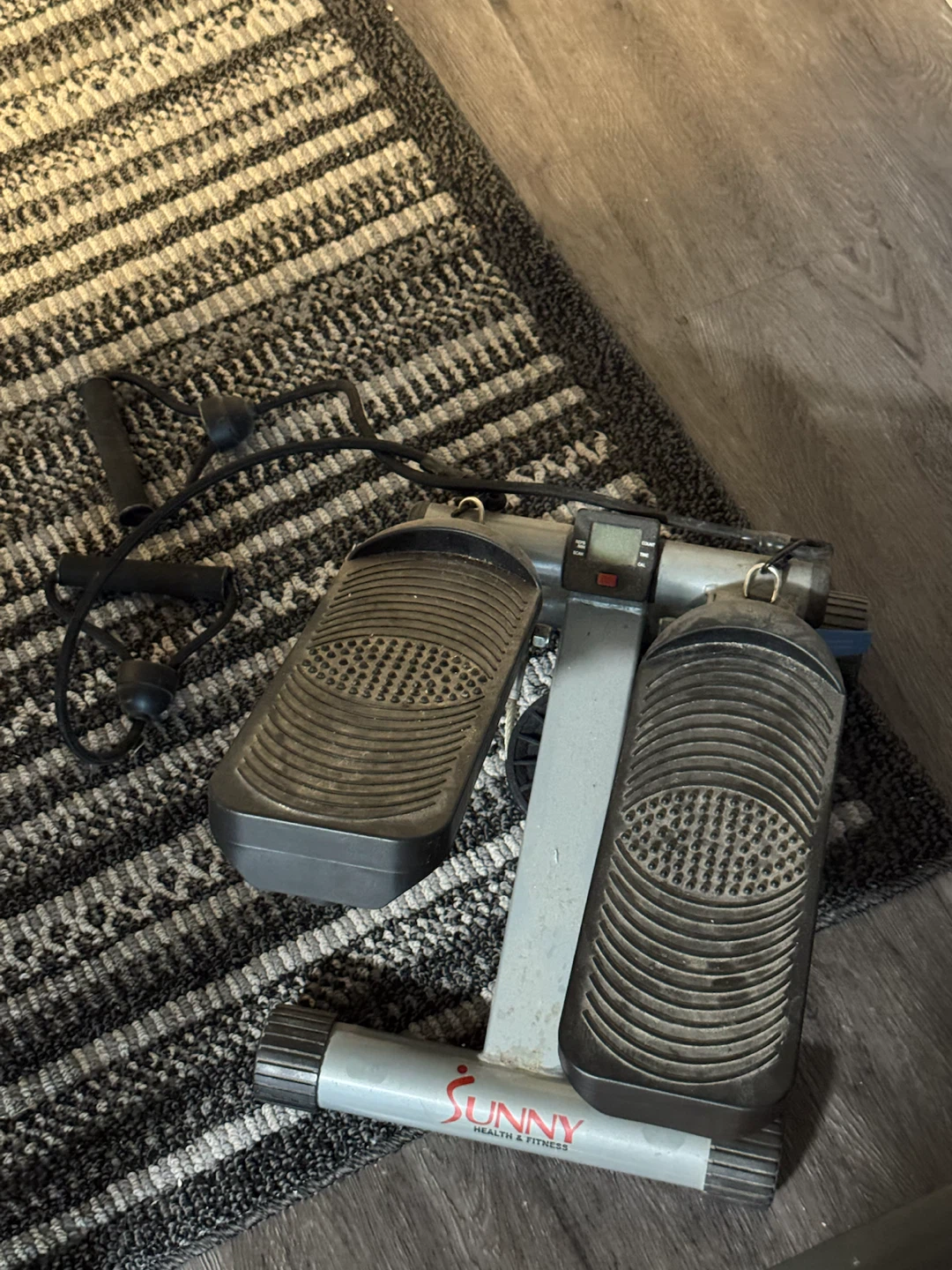 Sunny Health & Fitness Stepper with Resistance Bands