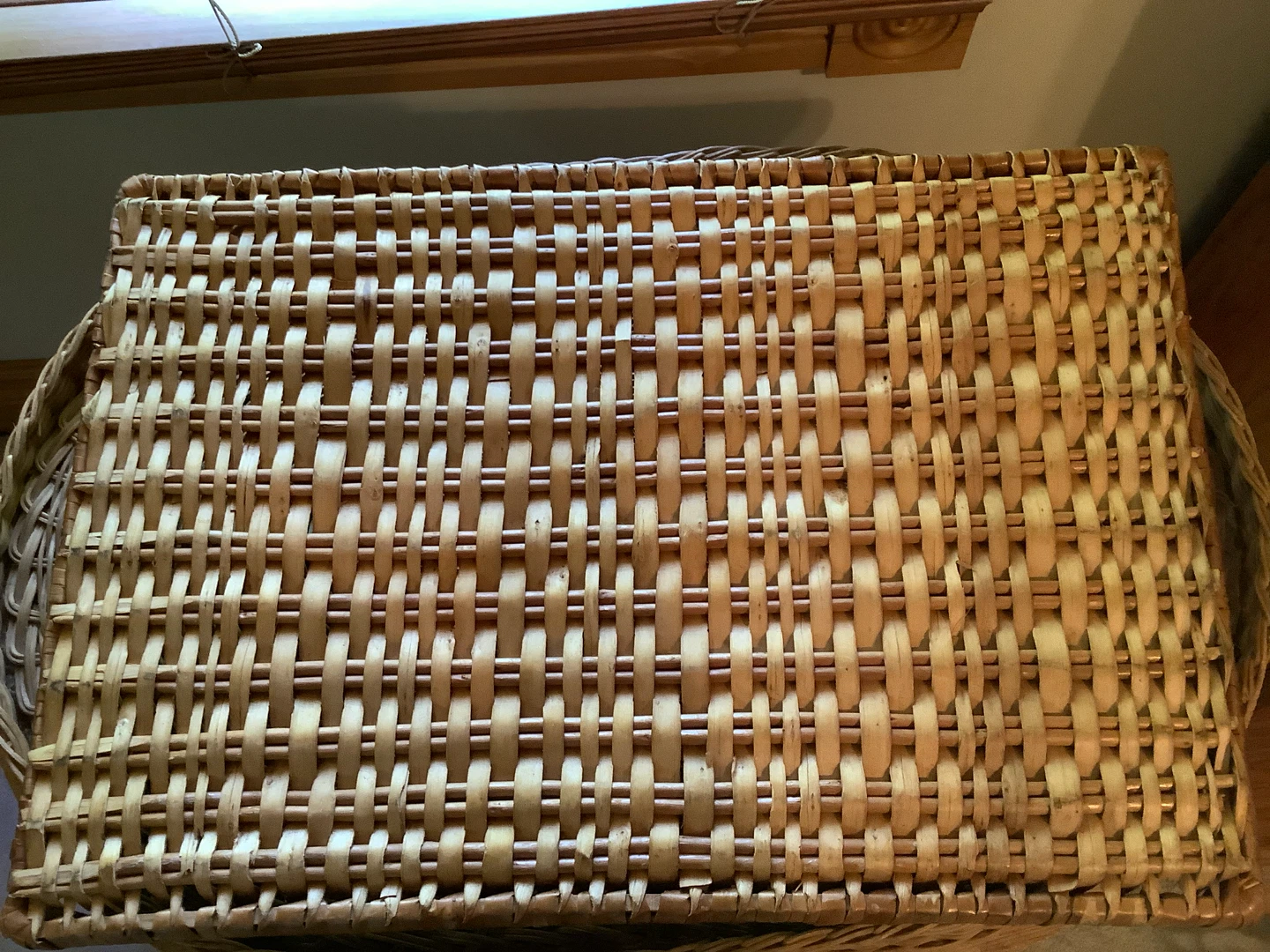Vintage Wicker Serving Tray 🐞 - photo 3