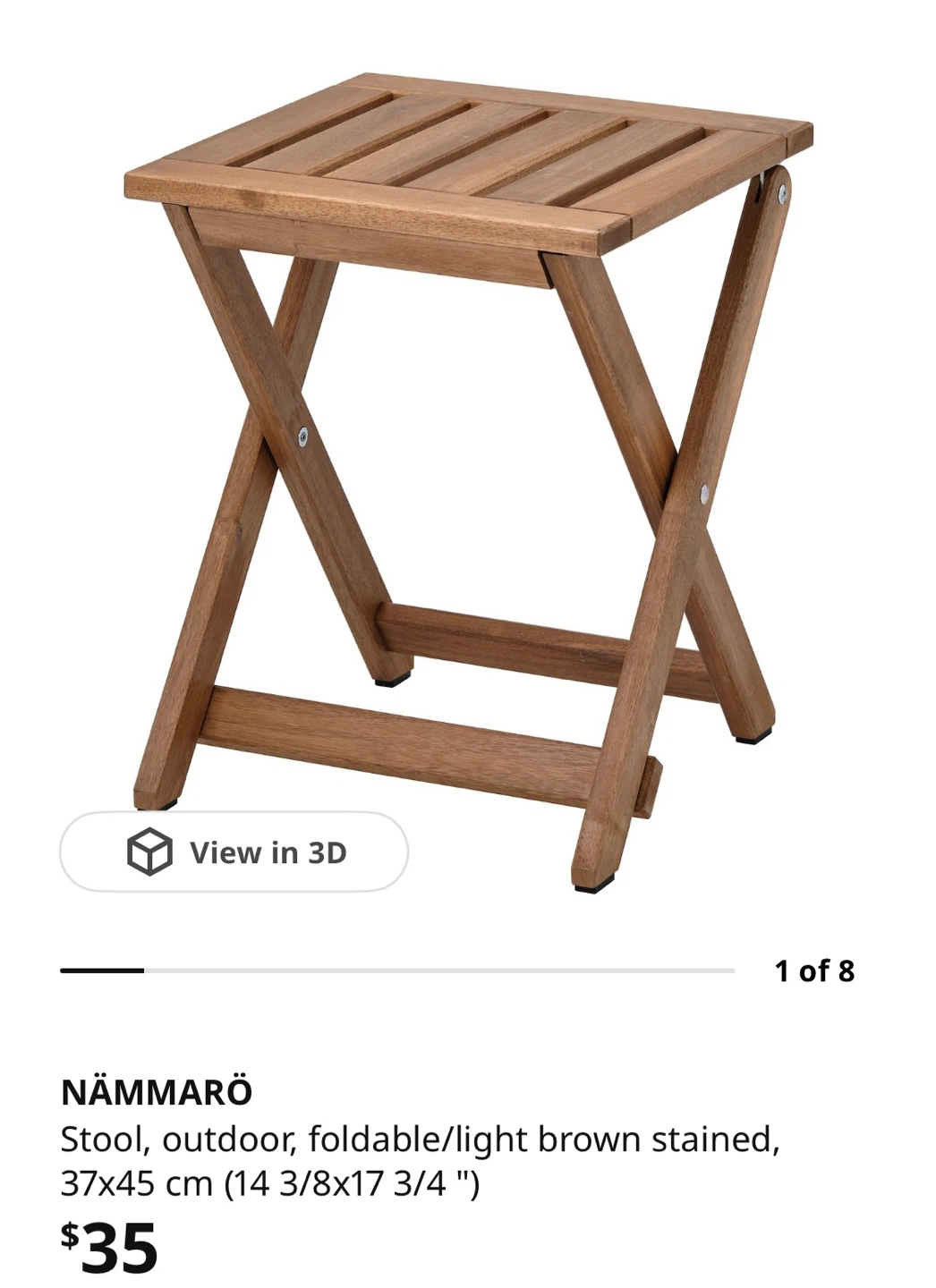 IKEA NÄMMARÖ outdoor garden furniture set - photo 5