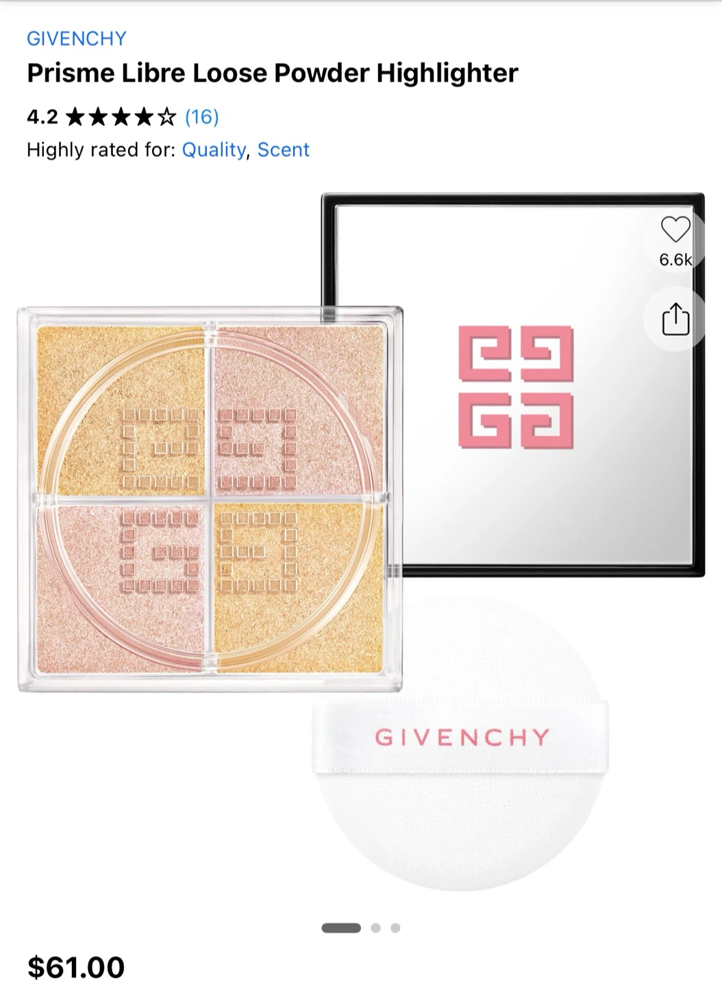 NEW GIVENCHY HIGHLIGHTERS TAKE BOTH FOR $30 - photo 4