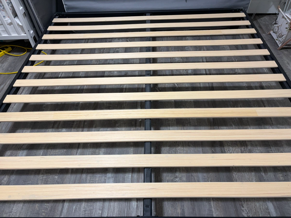 King Size Metal Bed Frame with a FREE king size mattress!