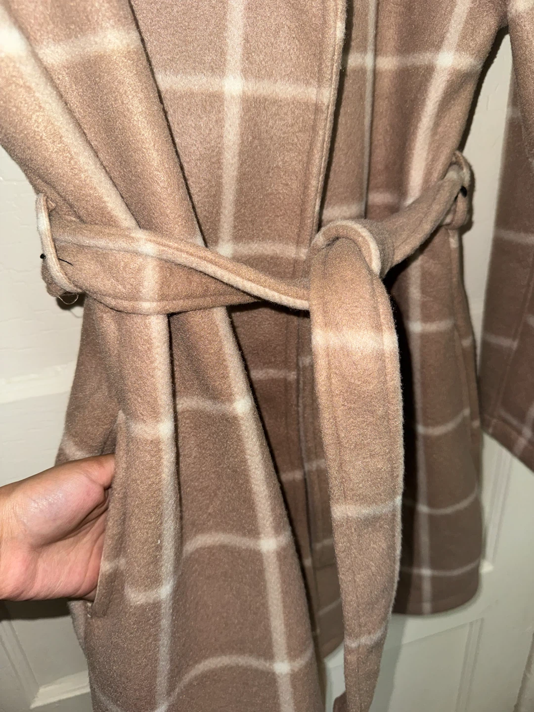 Cuyana Concepts Plaid Belted Coat - photo 4