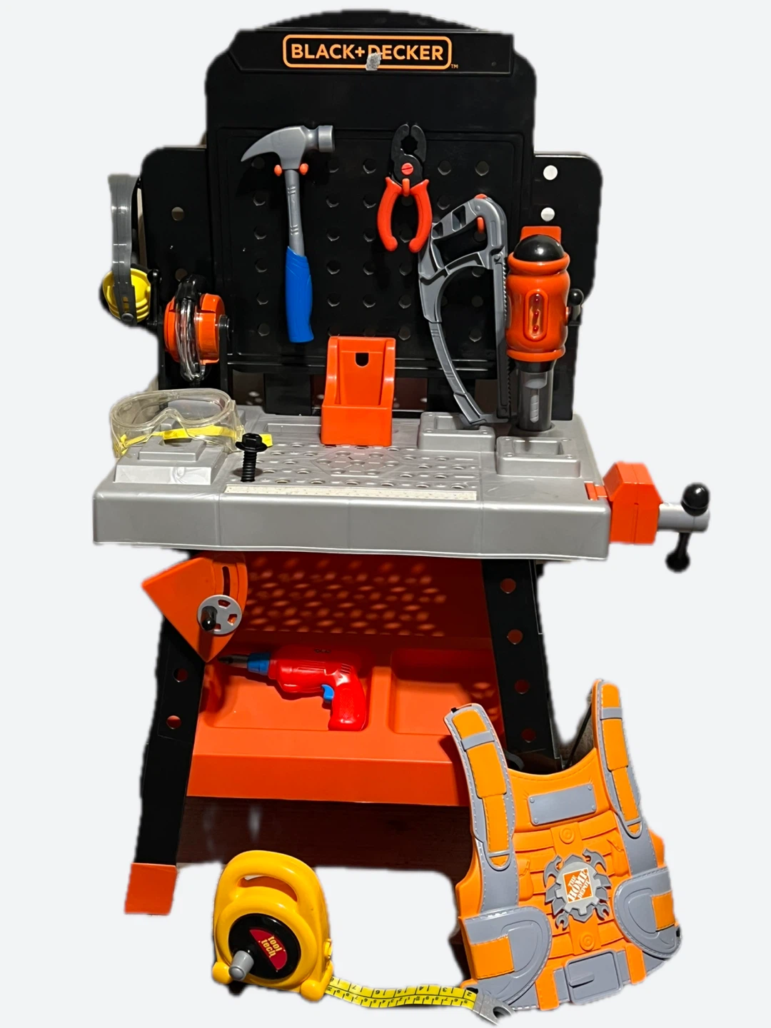 Black+Decker Kids Toy Workbench Tool Set - photo 2