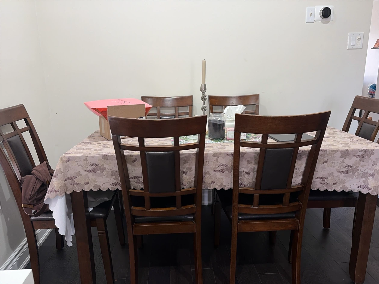 Wooden Dining Chairs (Set of 6)