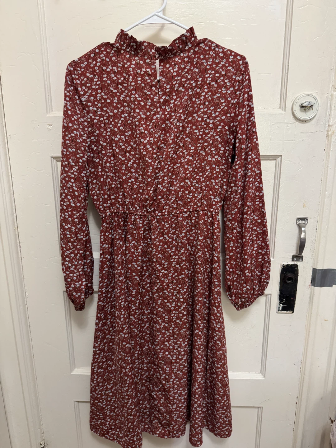 Women's Floral Print Long Sleeve Dress