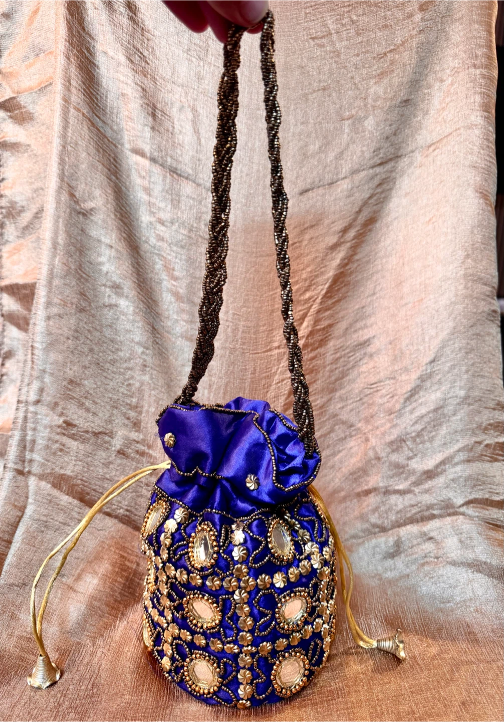 Handmade potli bags/ clutch/ purse - photo 3