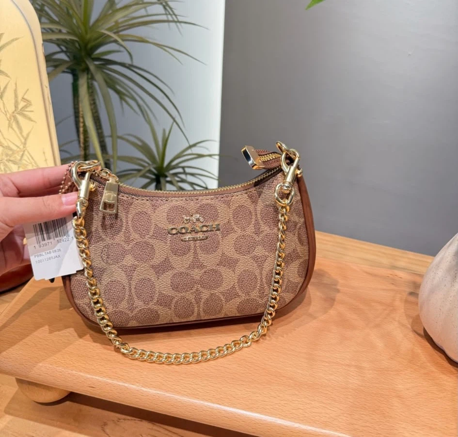 Coach Signature Jacquard Mini Bag