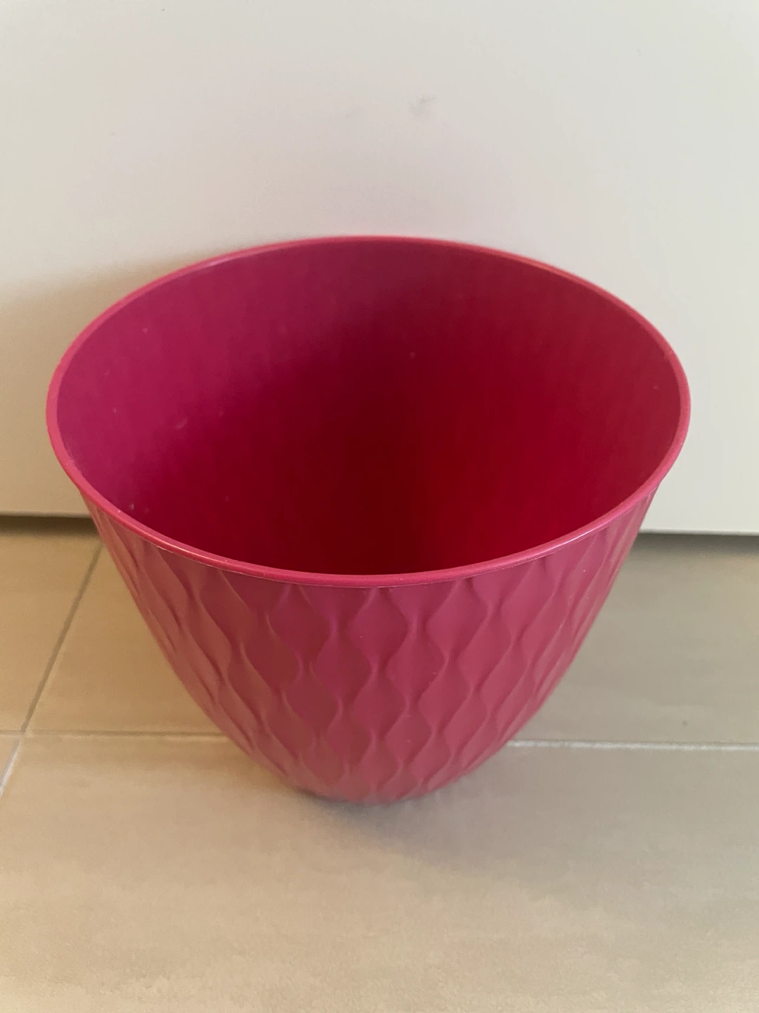 Plant It! Pink Plastic Bowl