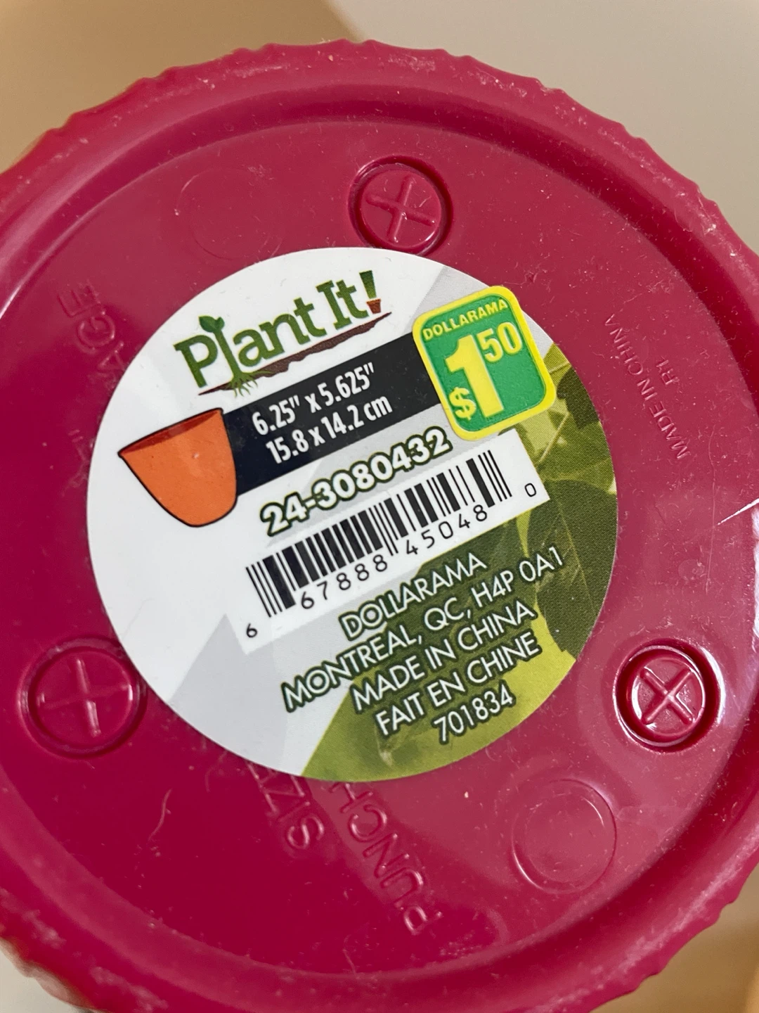 Plant It! Pink Plastic Bowl - photo 2