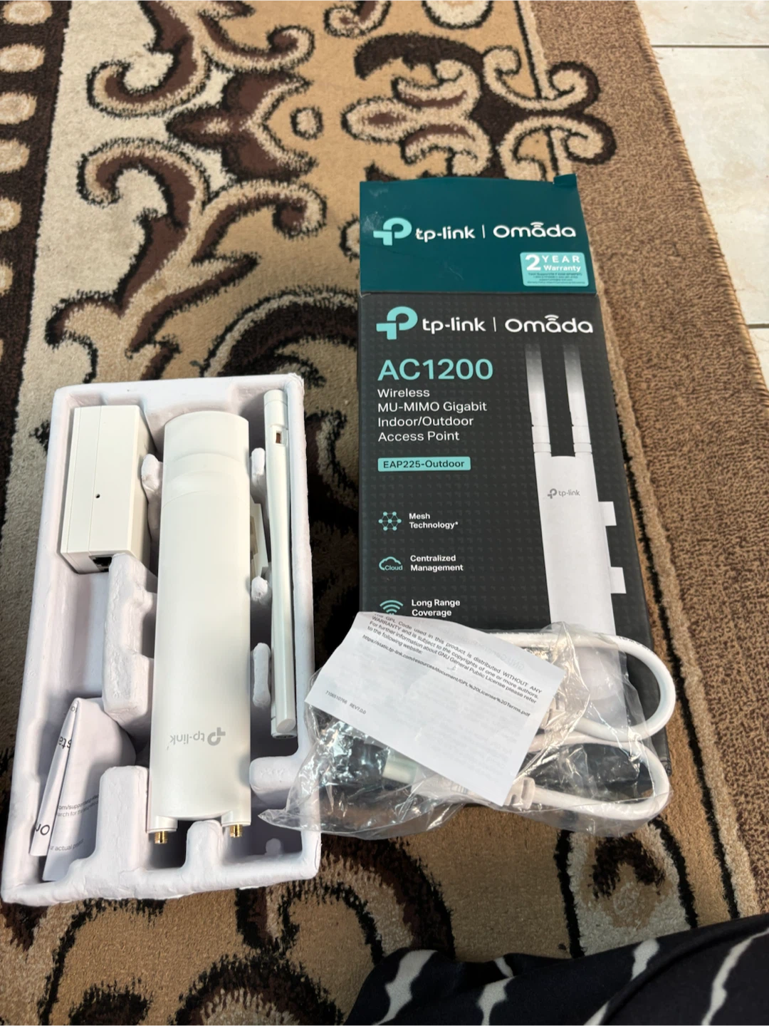 TP-Link EAP225 AC1200 Wireless Access Point - photo 4