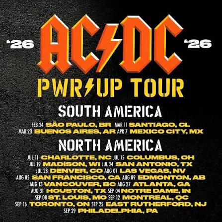 AC/DC PWR UP Tour 2026 ticket in Edmonton