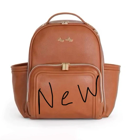 Itzy Ritzy Diaper Bag Backpack - Brown