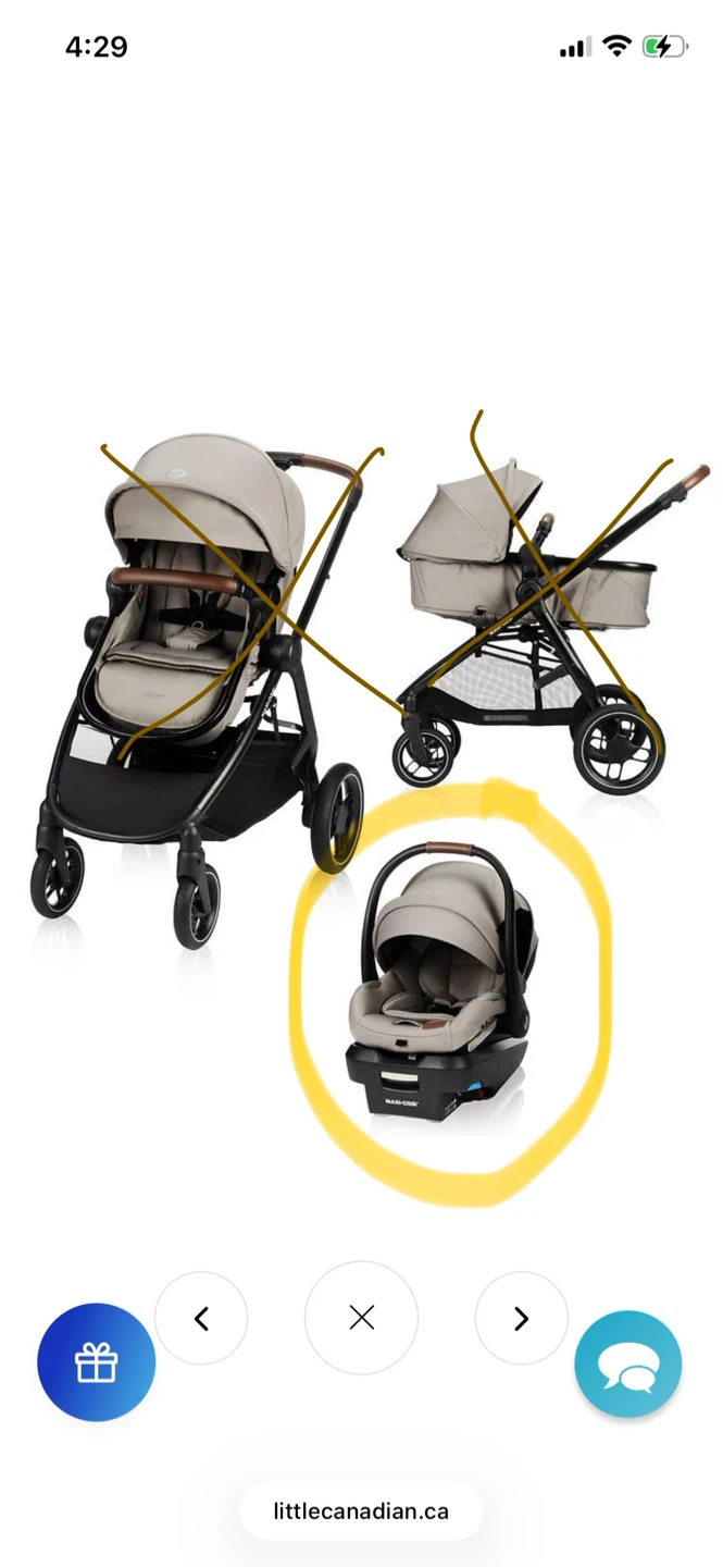 Maxi-Cosi Infant Car Seat Base and Carrier