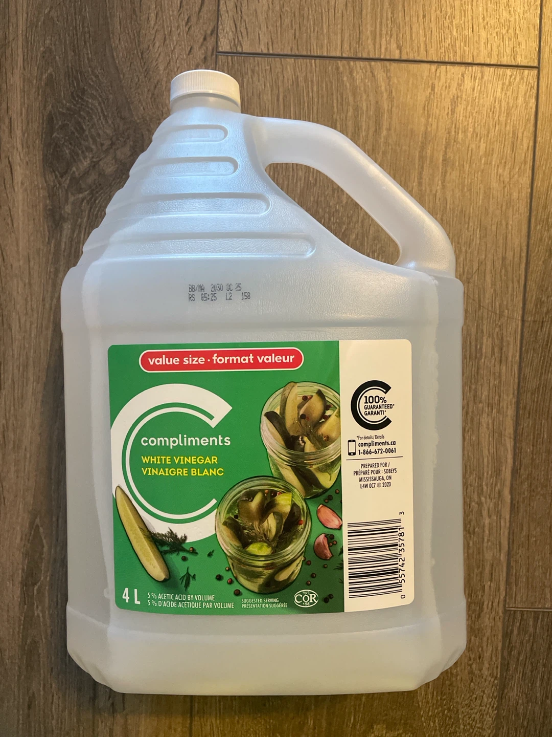 Compliments White Vinegar - 4L